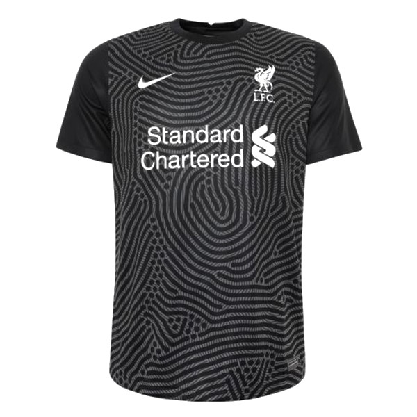 Thailand Trikot Liverpool Heim Torwart 2020-21 Schwarz Fussballtrikots Günstig